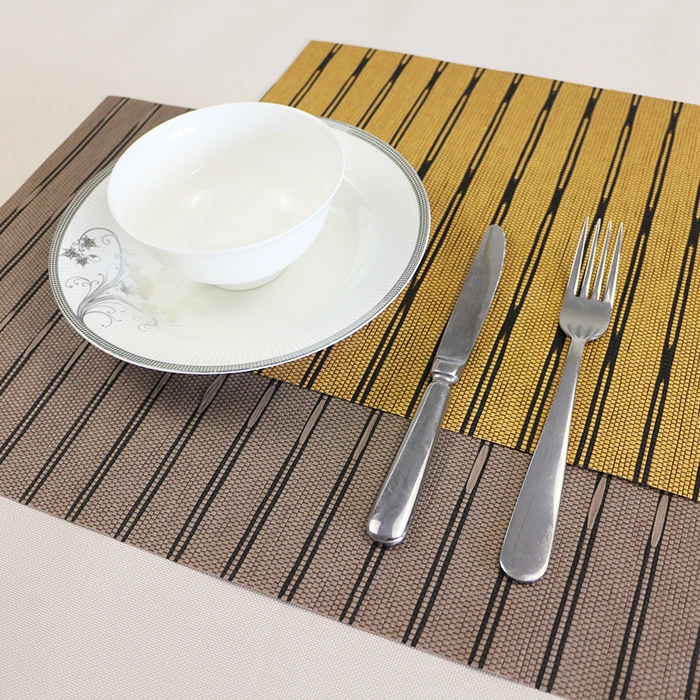 haoyan Eco-Friendly restaurant use bamboo jute placemats table mats