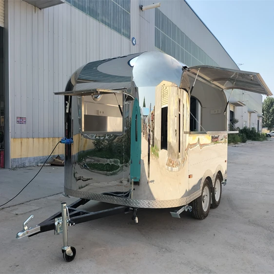 Hole Sale Price Cater Ice Cream Mobile Food Trucks For Sale Concession Used Food Truck Trailer Airstream food trailer color