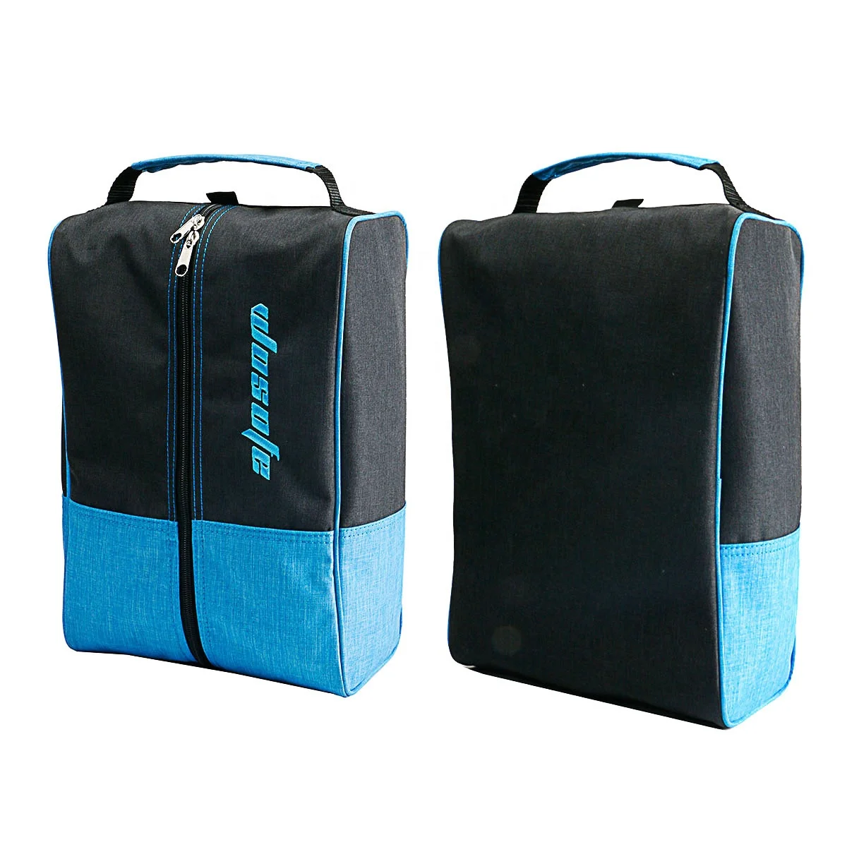 wholesale custom dustproof Portable zippered traveling shoe pouch bag breathable golf shoes bag