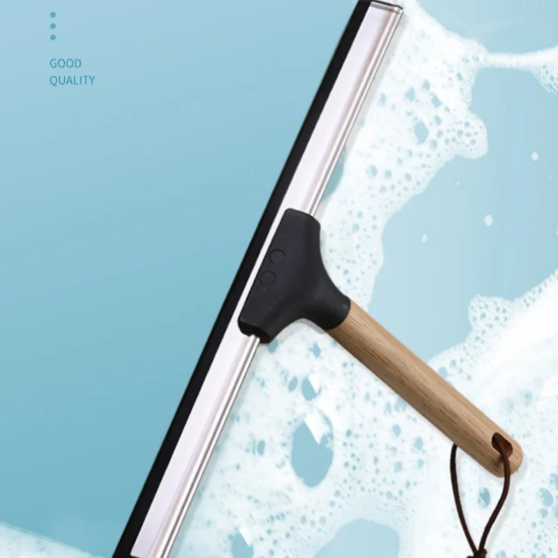 10 Inch/12inch/14inch All-Purpose Shower Wood Window Squeegee for Shower Doors Bathroom Window and Car Glass Cleaning Brush