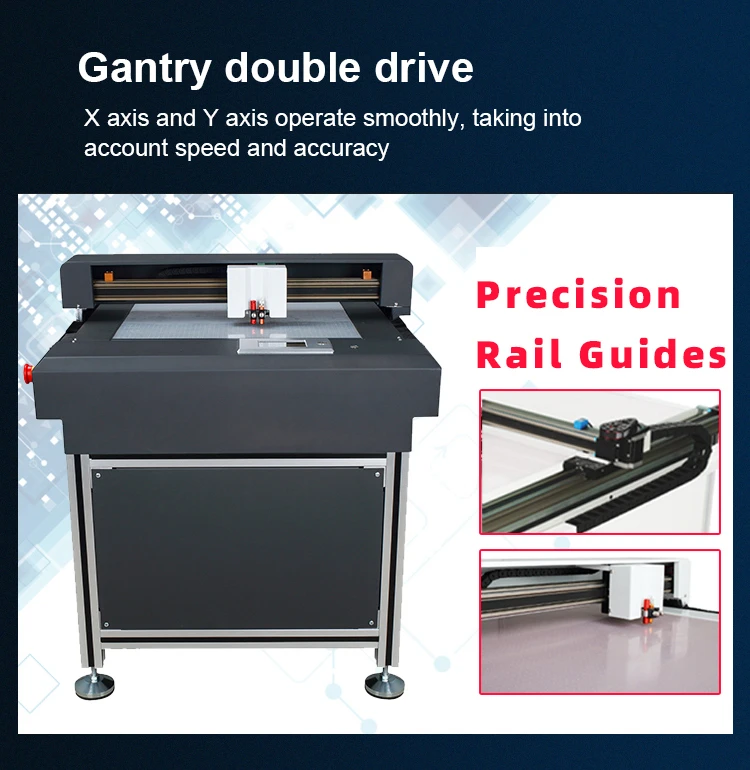 Purcell Wholesales Built-in Camera Auto Contour Flatbed Plotter Reflective Film Flatbed Cutter Plotter For Sale