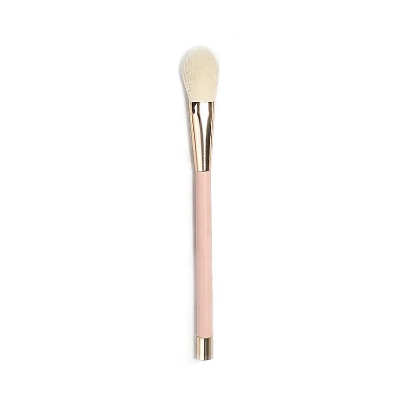 professional makeup blush brush top end silver angled powder brush brochas maquillajes new DIY beauty cosmetic tool