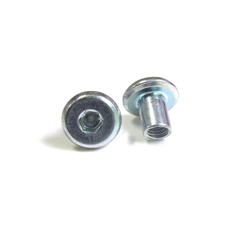Customized binding post barrels nut and screw
