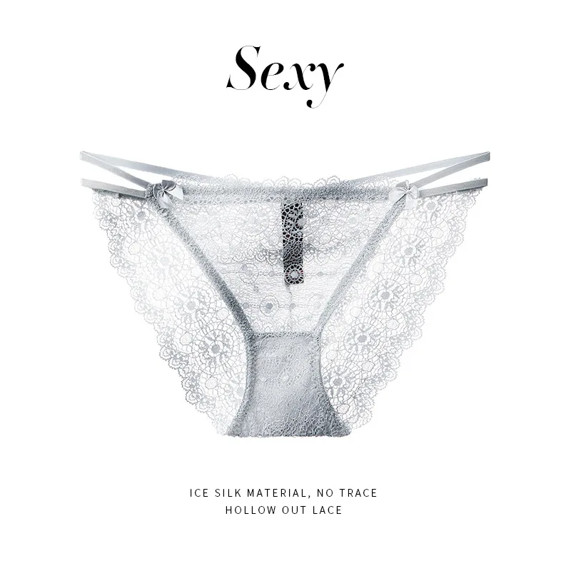 High Quality Women Lace Thong Panties String Women Thong G-String Pure Color Lingerie Lace Underwear