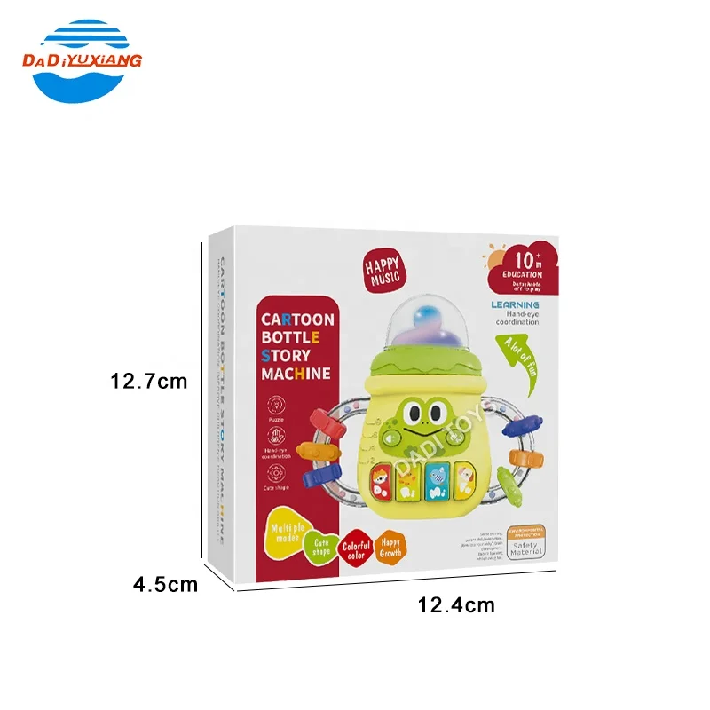 Hot Sale Toys Baby Soft Teether Educational Toy Musical Bottle Pacifier Baby Musical Bottle Pacifier