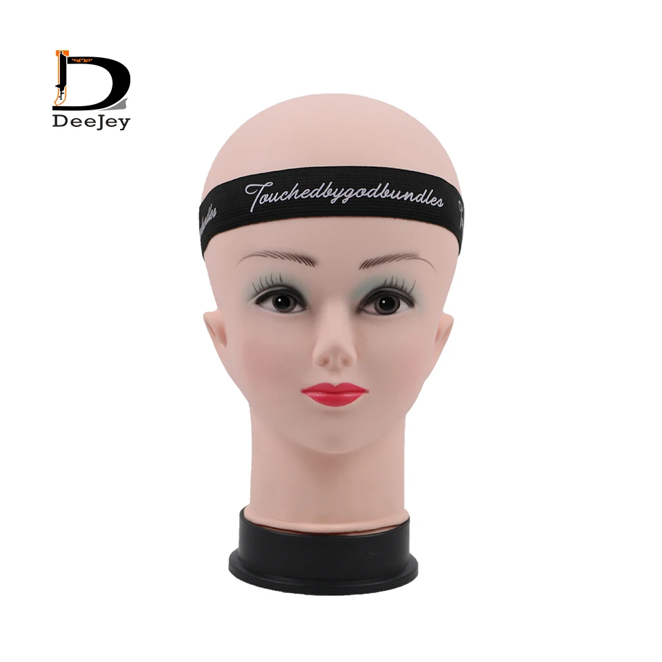 Оптовая продажа, фирменный логотип на заказ, эластичная лента с цветным принтом, регулируемая эластичная повязка на голову