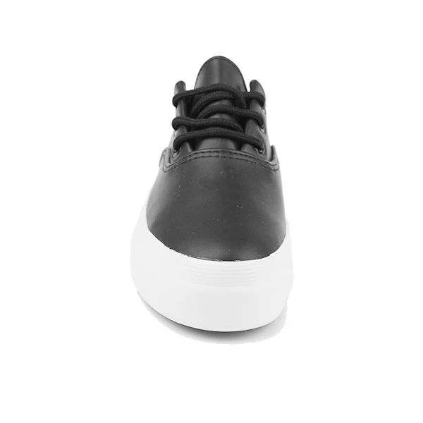 Latest PU leather height Increasing lace up casual slip on women playshoes slipper sneaker shoe