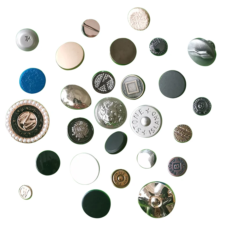 OEM and ODM custom jean button cross metal rivets zinc alloy jeans denim collection jeans buttons 17mm