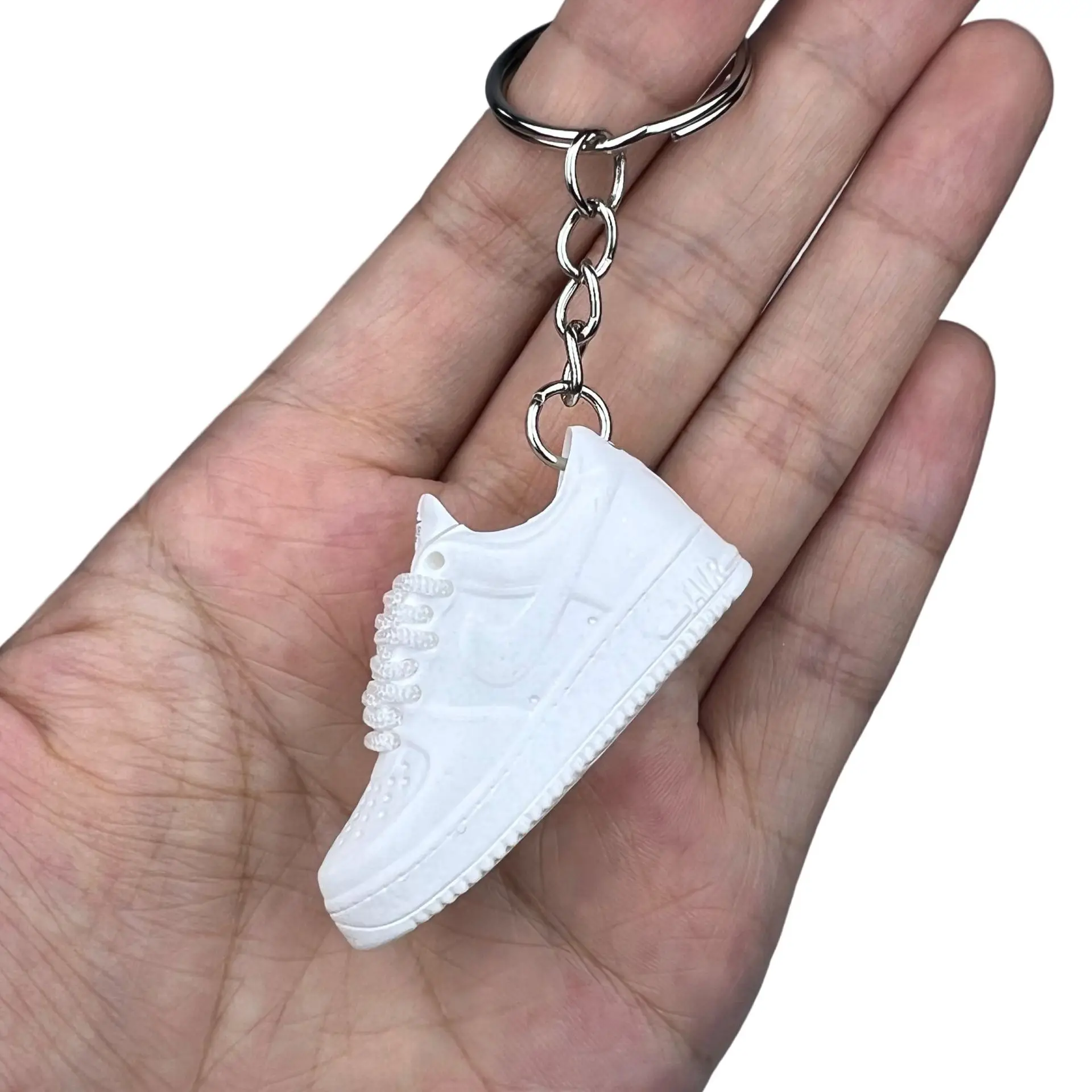 Hot wholesale mini AF Brand shoe 3D rubber keychain Car Key Chain Bag Pendant Pendant Keychain