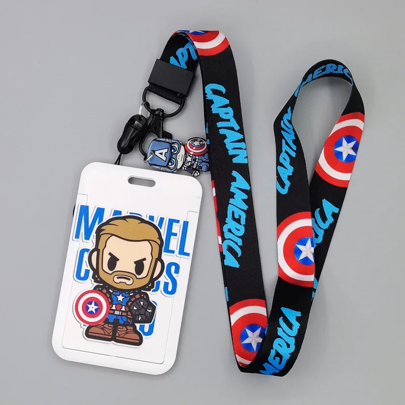 Wholesale Anime Character Son Goku Vegeta Luffy Roronoa Zoro Uchiha Sasuke Hatake Kakashi Students ID Card Holder with Lanyards