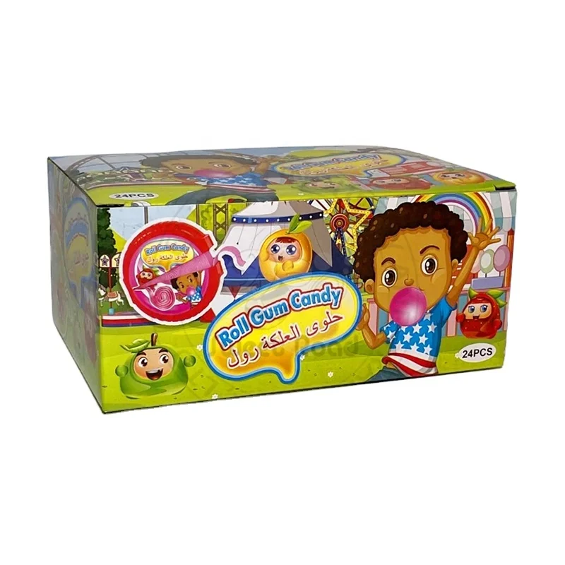 Roll Tape Bubble Gum Chewing