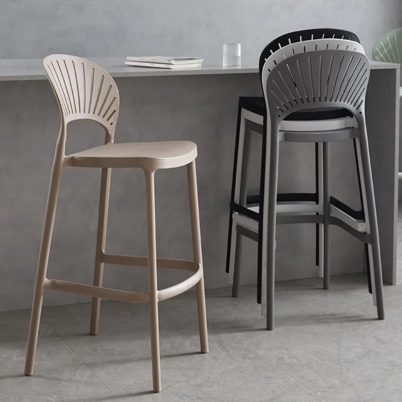 plastic chair home nordic modern kitchen restaurant dining chairs bar chairs and coffee counters plastic