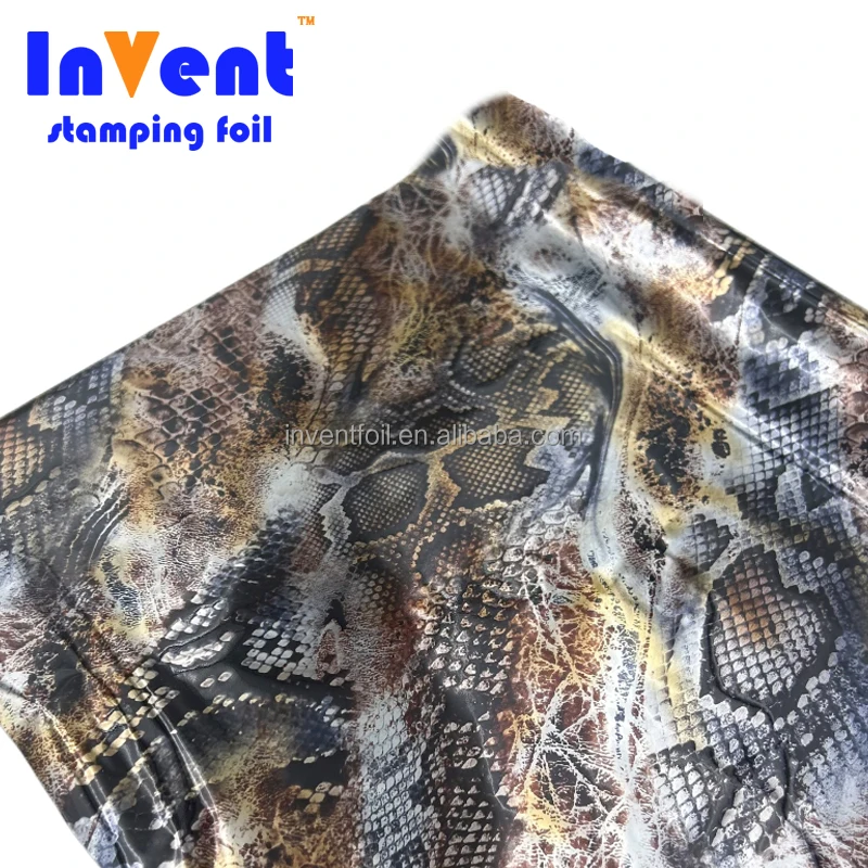 Hot Sale Big colorful cracks Foils DTG High Temperature Resistance Hologram Hot Stamping Foil For Fabrics