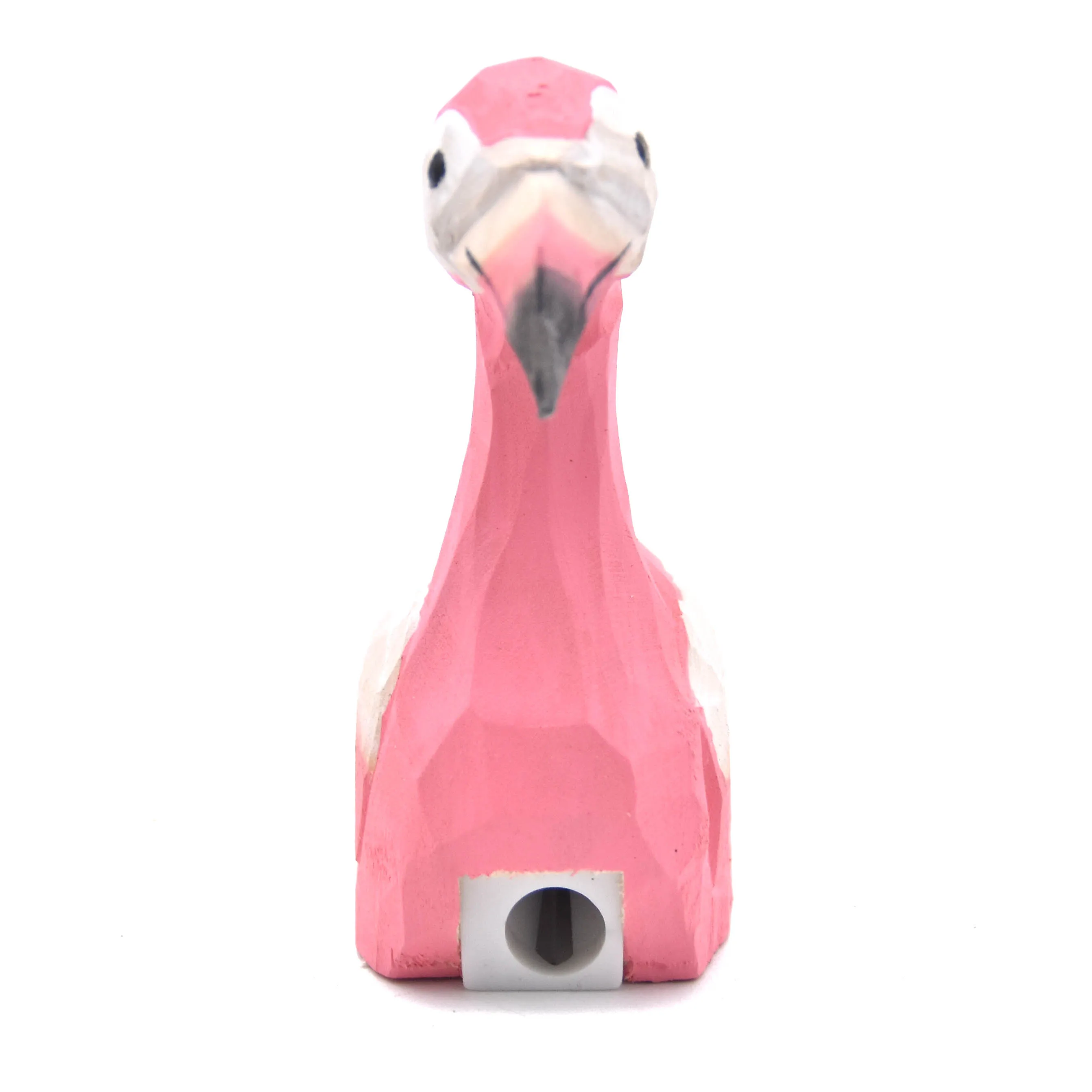 Wholesale Creative Hot Selling Wooden Cute Kids Stationary Animals Shape Pencil Sharpener Flamingo Pencil Sharpener