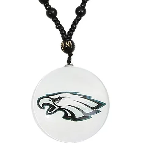 Best selling Custom Dallas Cowboys Chiefs Baseball team logo sports pendant necklace bead chain sweater chain