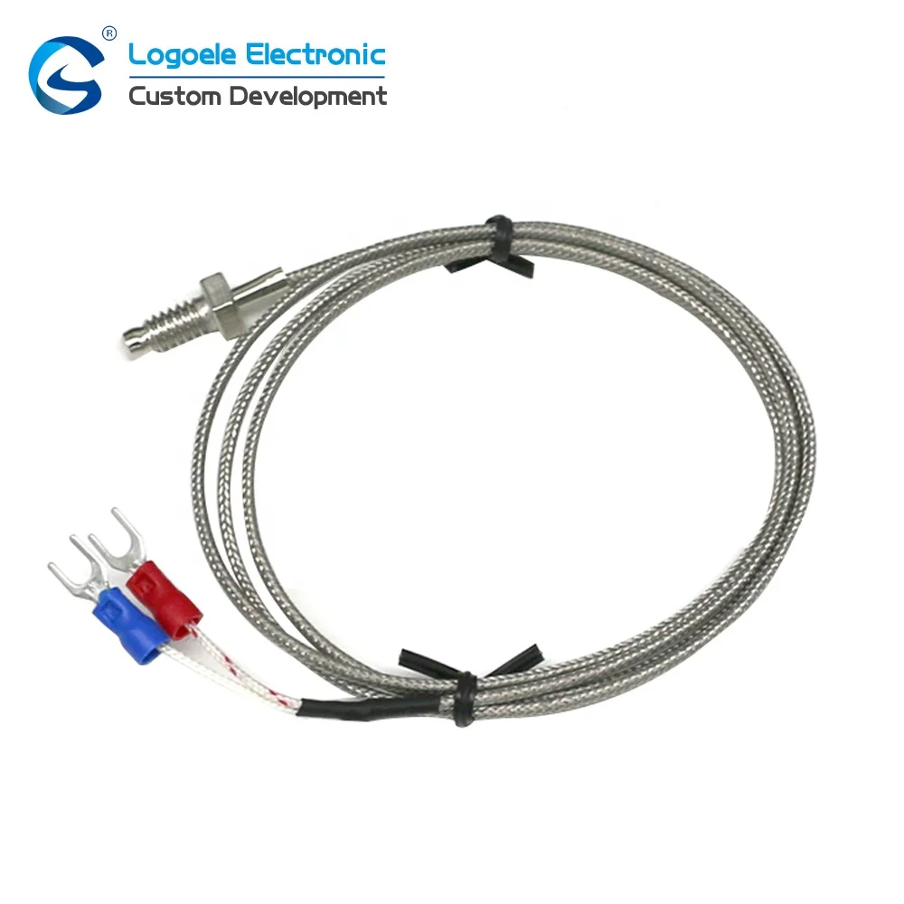 Зонд 1 м 2 м 3 м 5 м высокотемпературный Удлинительный провод с термопарой типа k