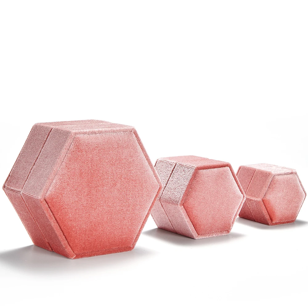 Разноцветная мягкая бархатная Женская подарочная упаковочная коробка, свадебное кольцо, ожерелье, браслет, маленькая модная бархатная коробка для ювелирных изделий