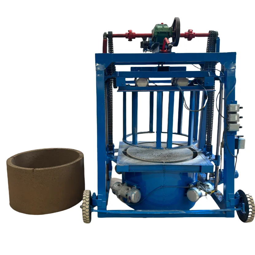 Легкоподвижная машина для производства бетонных люков