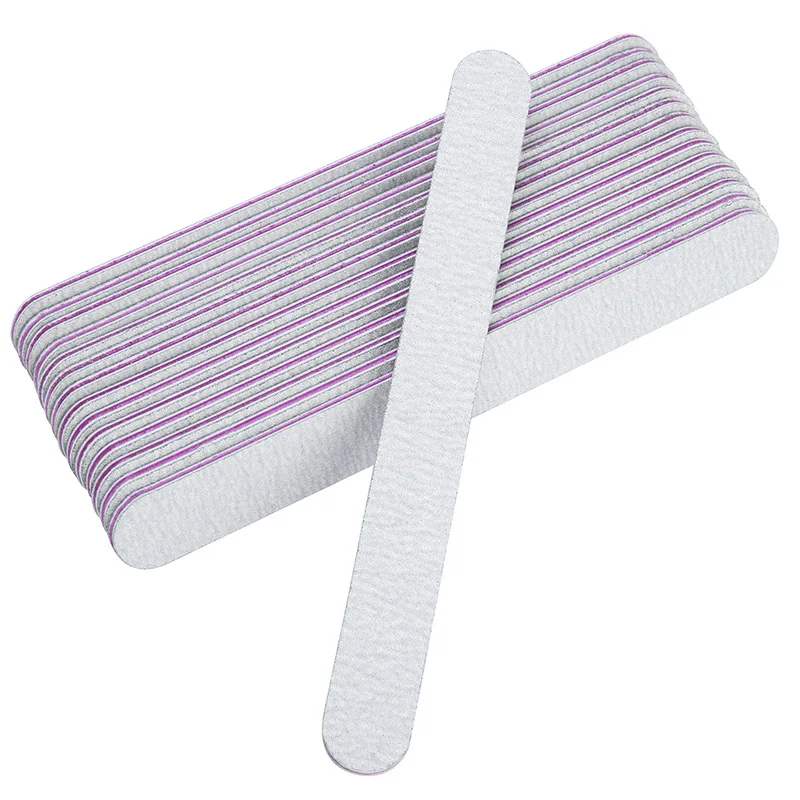 Nail File Professional Nail Files Reusable Double Sided Emery Board(100/180 Grit) Nail Styling Tools for Home and Salon Use