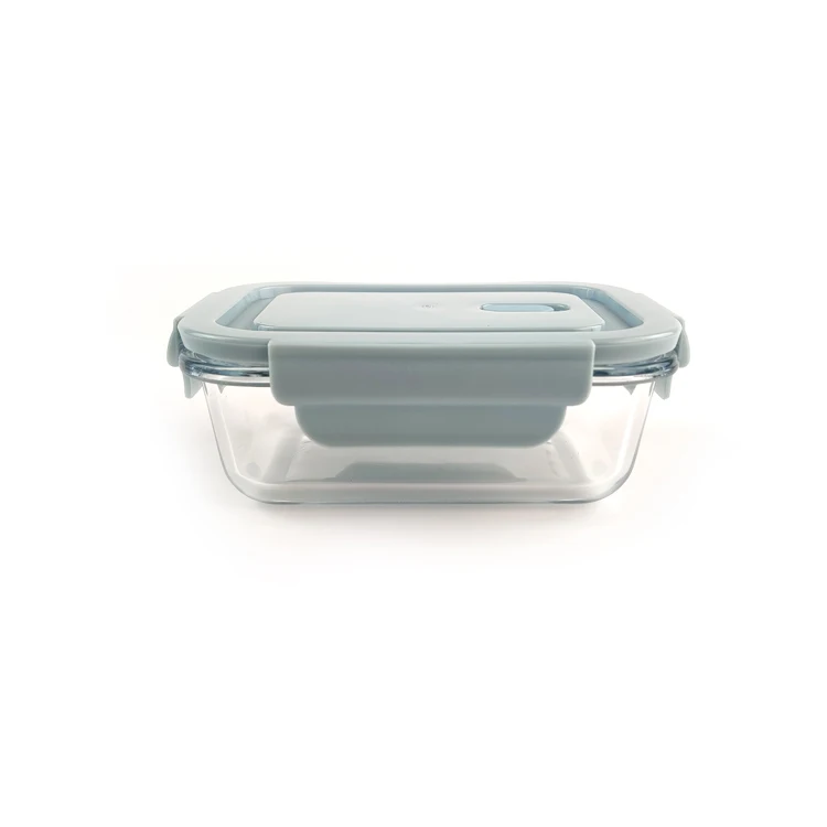 
Eco-Friendly Pyrex Glass Food Container/bamboo glass lunch box with Great Plastic Lid 