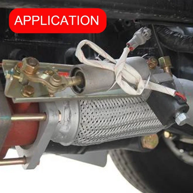 Factory price Stainless Steel Exhaust Flexible Pipe DZ95259540018 For Shacman M3000 Truck Parts Weld Flex Joint Tube with clamp