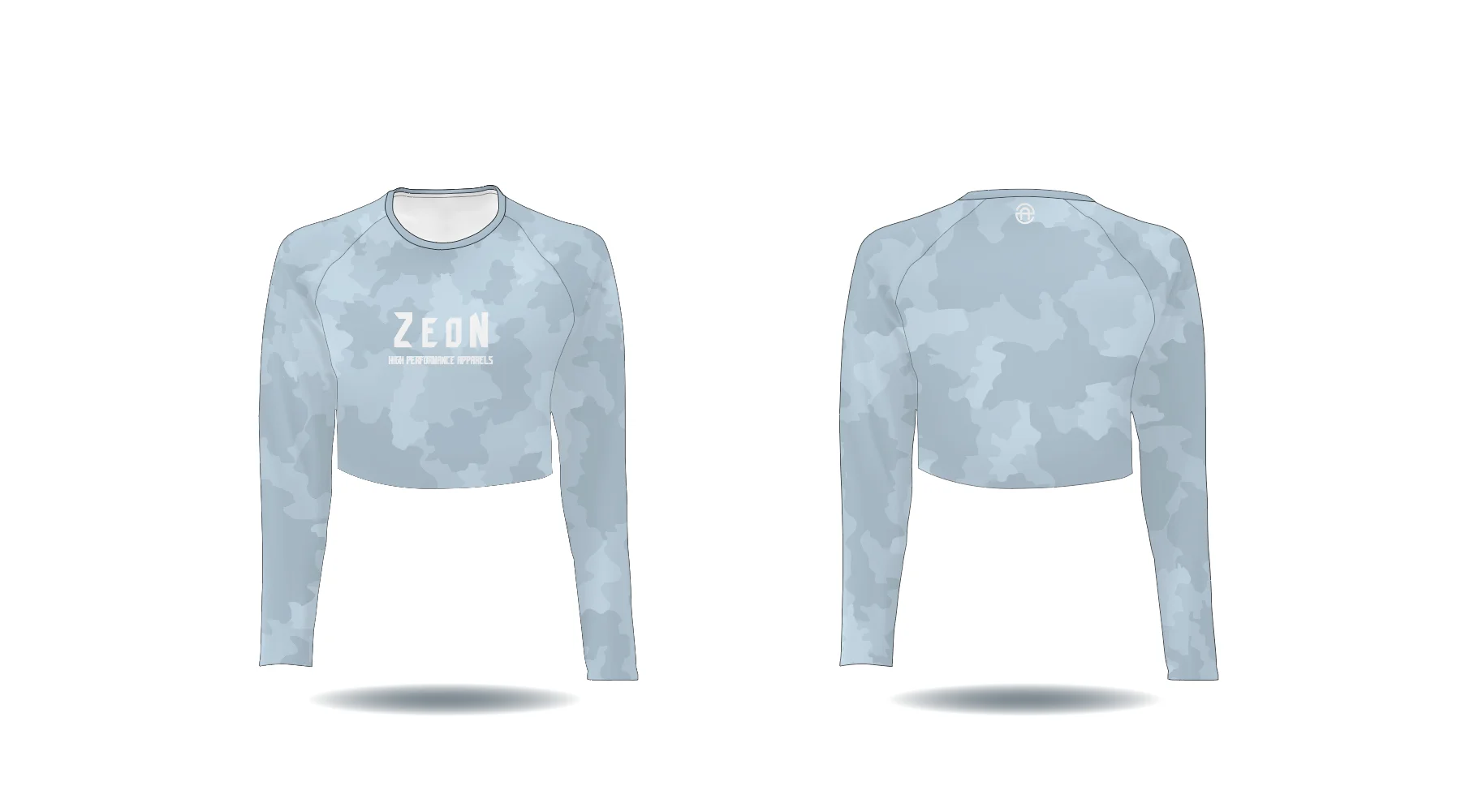 custom your own design red camo performance sports long sleeve womens ladies girls t shirt crop top fishing shirts