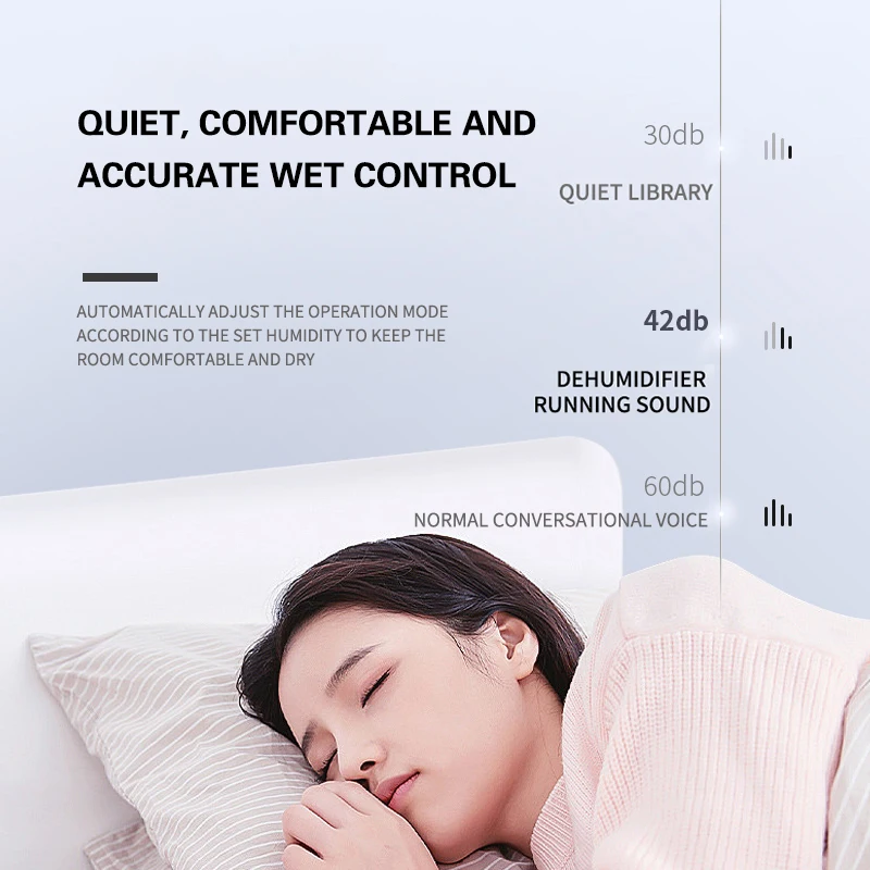 Free sample mini no noise new design dehumidifier for home use