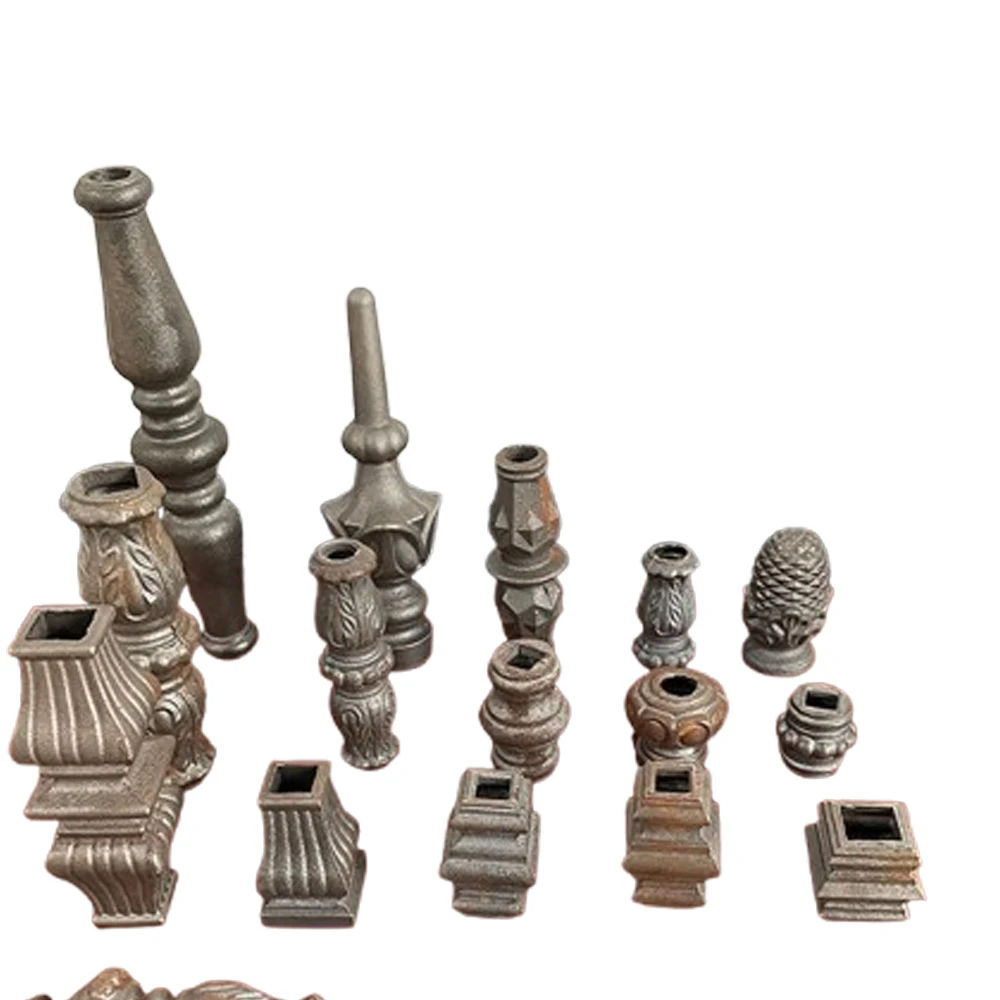 Forged Wrought Iron Studs For Gate Decoration Ornamental Collar Cast Iron Bushing