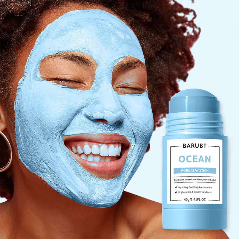 Private Label Oem Dead Sea Mud Tumeric Clay Mask Green Tea Blackhead Remover Mask Stick