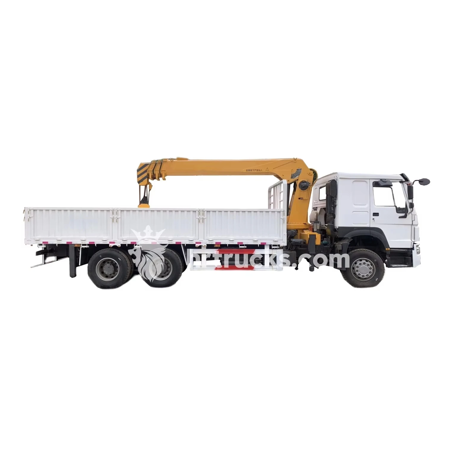 SINOTRUCK HOWO CHINA USED 6X4 Truck-mounted straight arm crane FOR SALE