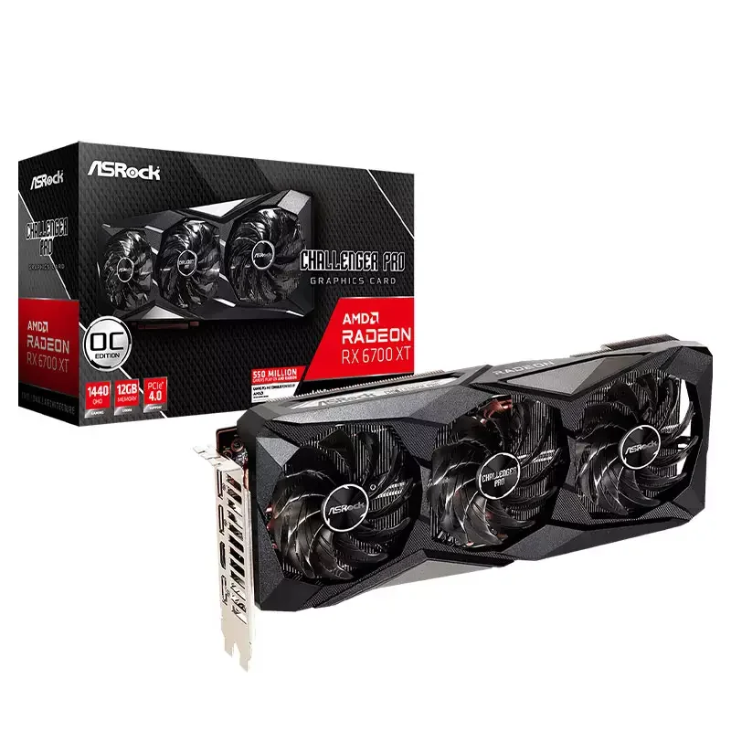 DCE High quality rx 6700 xt gaming graphics card Dual Radeon Rx 6700 Xt 12gb Gddr6 2x gpu vga card