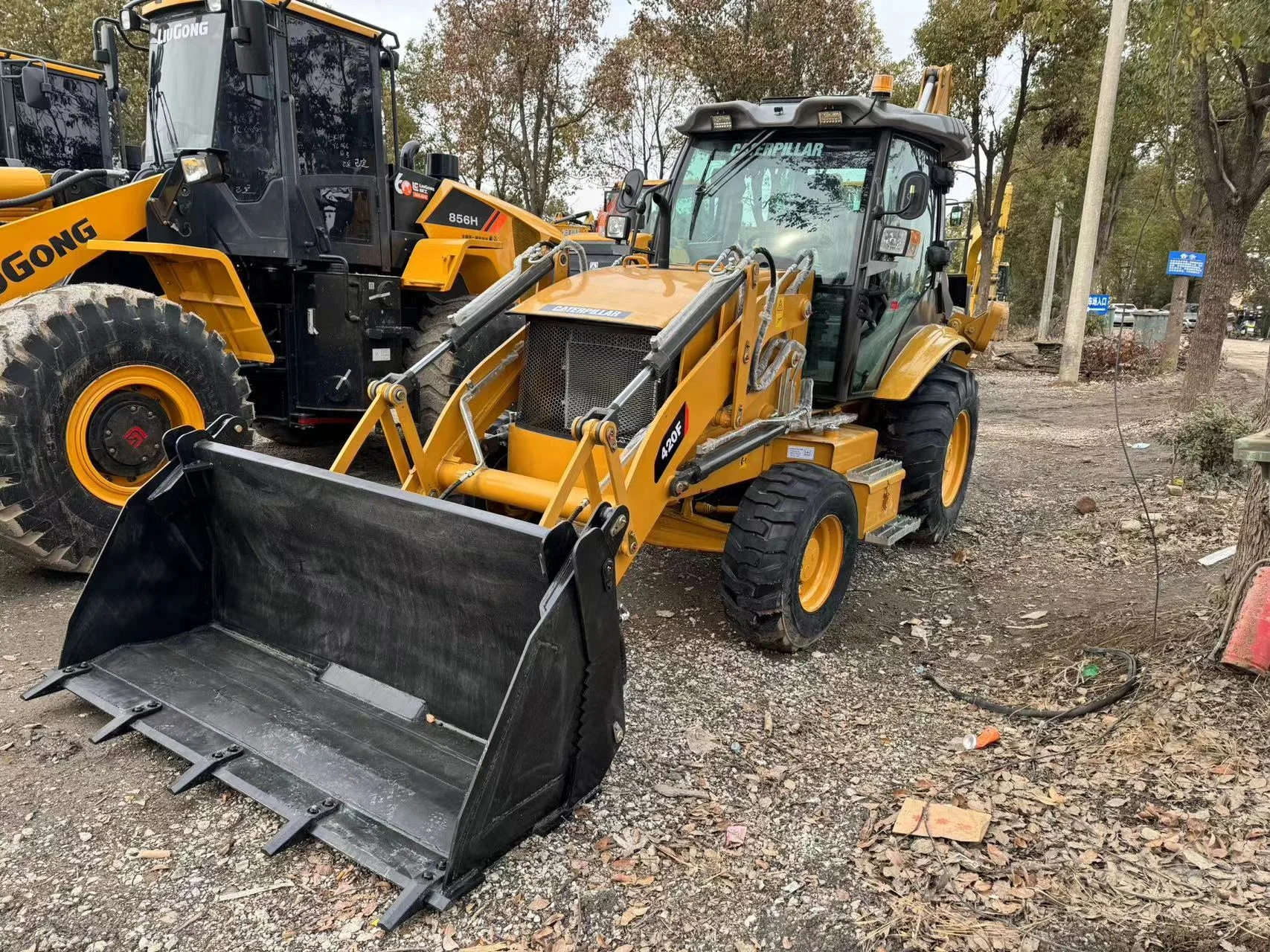 Used Caterpillar 420F2 Backhoe Loader Cat 420f 416E used loaders for sale Secondhand original japan cat 420F backhoe loader ai