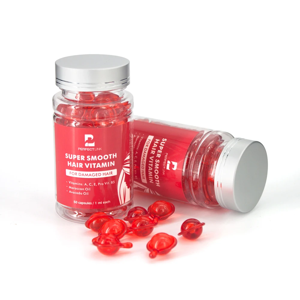 Vitamin E hair care essence capsule nourish and smooth  the restore a shiny hair oil serum capsule