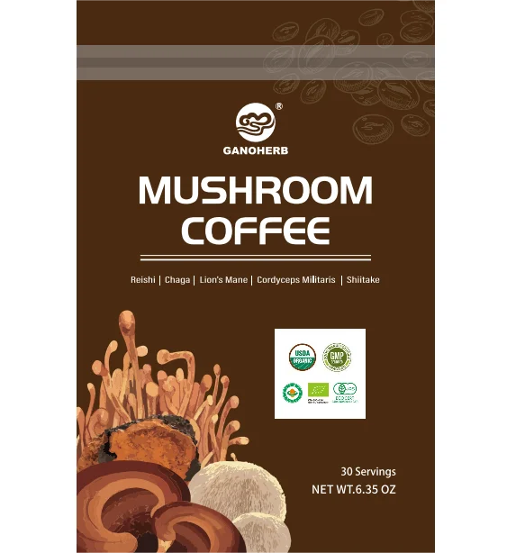 GanoHerb Ganoderma натуральный кофе гриб рост на заказ OEM ODM