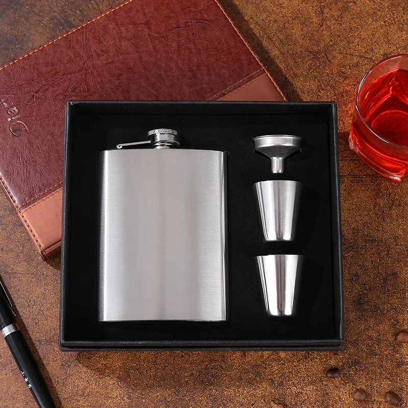 Amazon hot sale 300ml double wall insulated stainless steel hip flask
