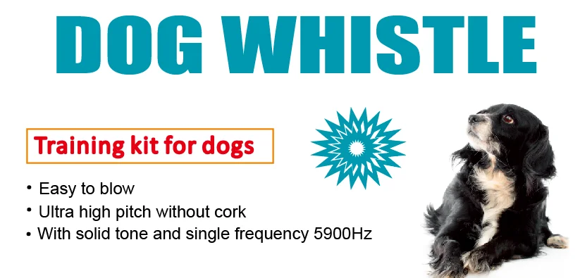 Wholesale Portable Plastic Dog Whistle For Pet Training With Lanyard