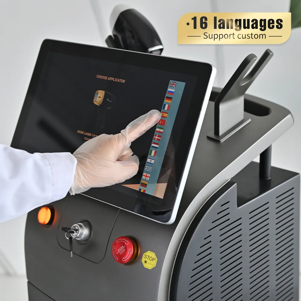 Medical CE Approved Laser Beauty Equipment 3 Wavelength 755 808 1064 Diode Laser for Hair Removal & Epilation