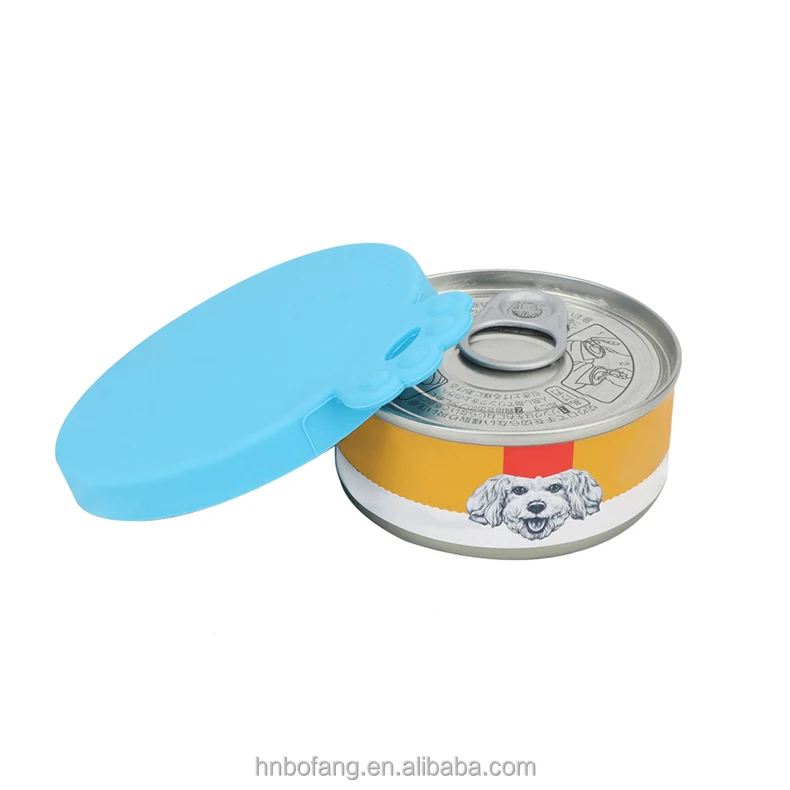 Fit 3 sizes Cans BPA Universal Size Free Storage Cover Silicone Can Lids for Pet Food Can