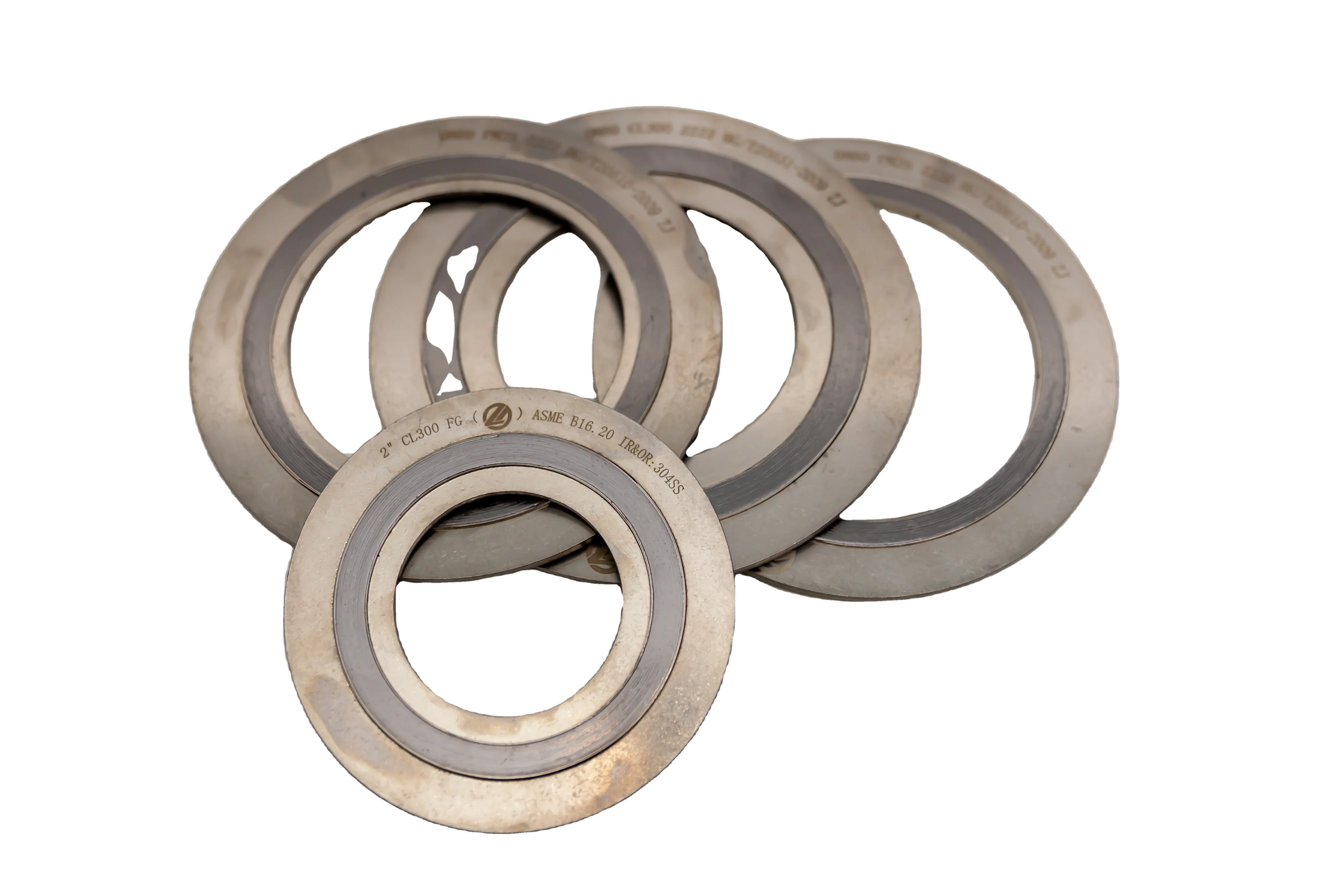 Китай PTFE графитовая углеродистая сталь s304/304L s316/316L спиральная намотанная прокладка (ASME B16.20)