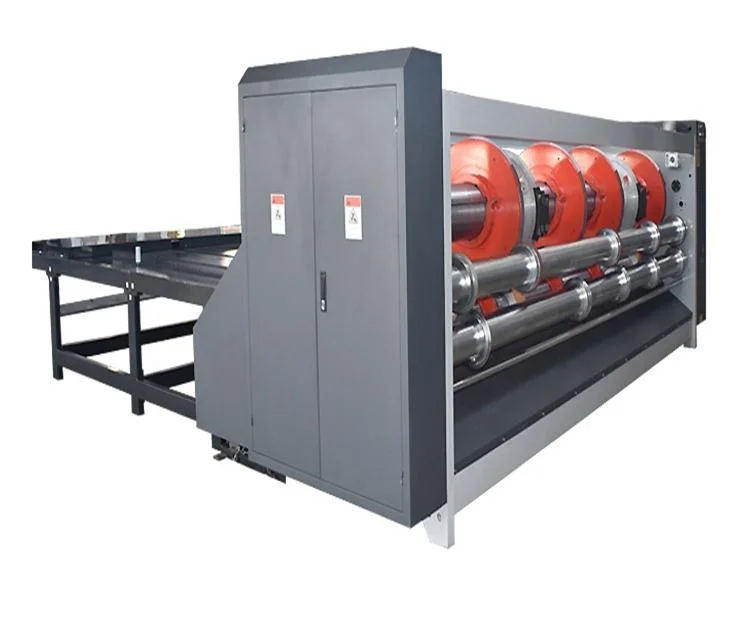 Slotter/Rs4 Chain feeding rotary slotter corrugated box making machine / flexo print slotting die cutting machine