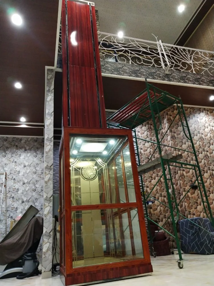 4m ZC Brand  Home-use residential elevator hydraulic indoor small home elevator lift