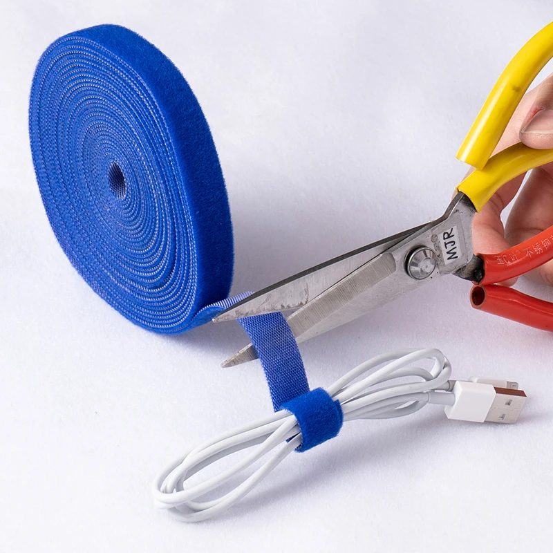 25M Easy Wrap Hook and Loop Tape Versatile Garden Fastener and Plant Tie Customizable Colored Velcroes Strips for All Your Needs