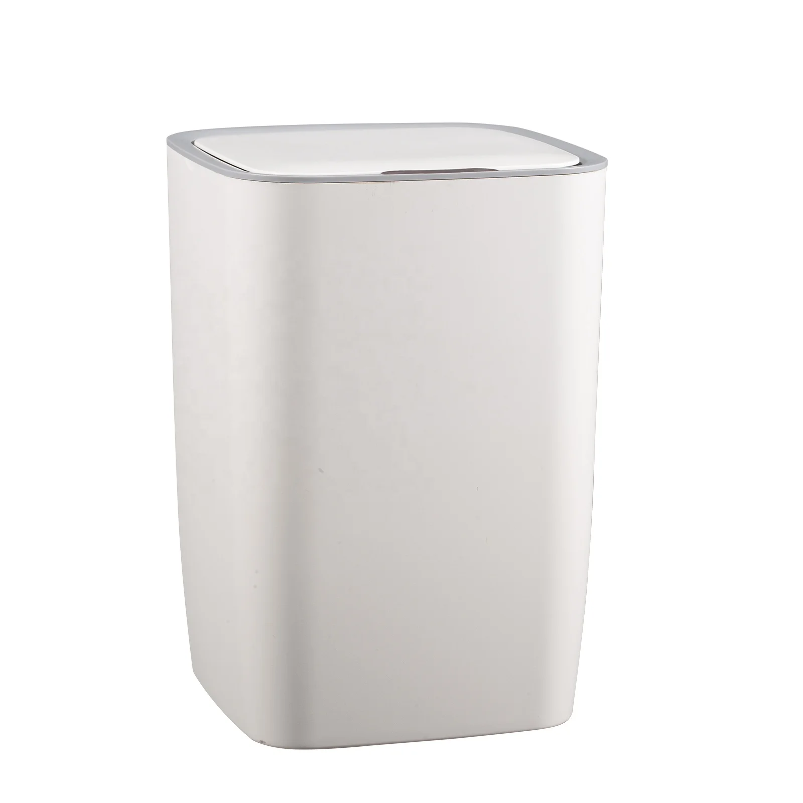 2024 New 3 Gal Automatic Square Smart Sensor Trash Can Touchless Intelligent Slim Waste Bin Touchless Finger Print Proof