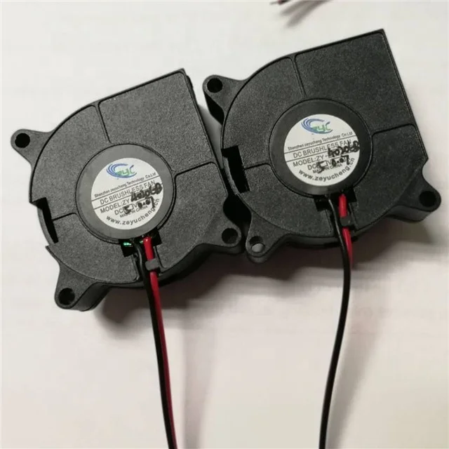 Hot sale high quality high speed 12v dc 40x40x20 40mm brushless cooling blower fan with plug