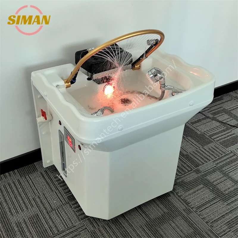 Siman Professional Beauty Salon Spa Portable Shampoo Basin Head Therapy Hair Washing For Wellness Institution Massage Parlor
