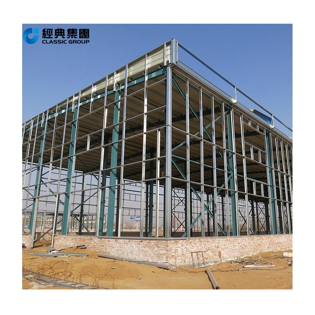Frame Building Steel Pre-engineered Construction Metal Structure Warehouse