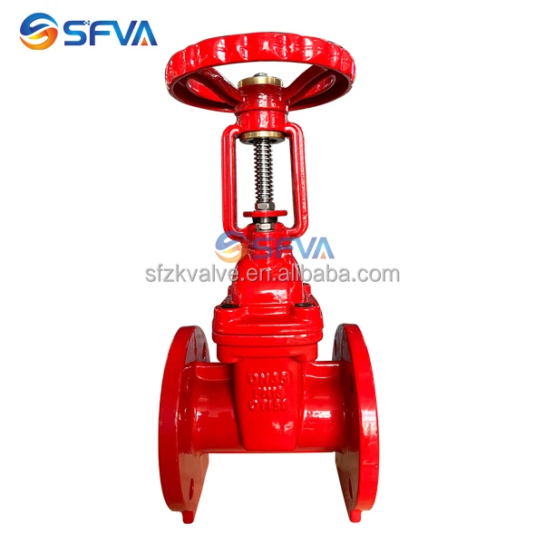 BS5163 PN16 NRS DI CI упругий ковкий чугун DN65 ggg50 поднимающийся клапан задвижки штока