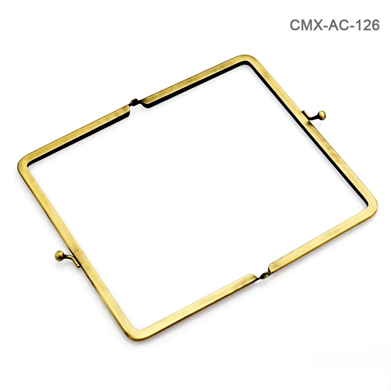  Custom Metal Decorative Corner Protectore Protective Bag Clips Clutch Purse Frames for