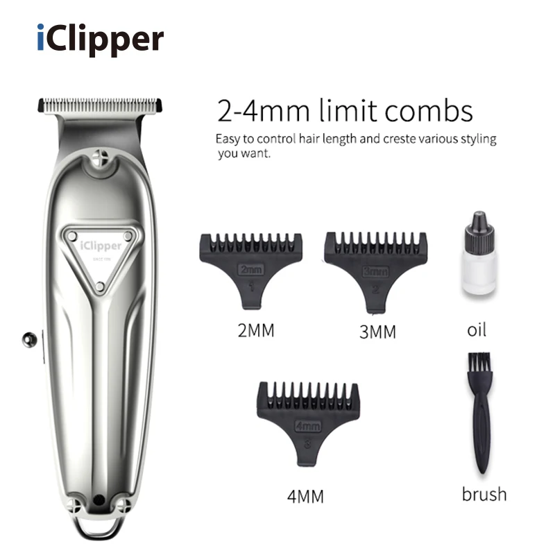  IClipper-I6 перезаряжаемая машинка для бритья бороды стрижки волос Мужская электрическая