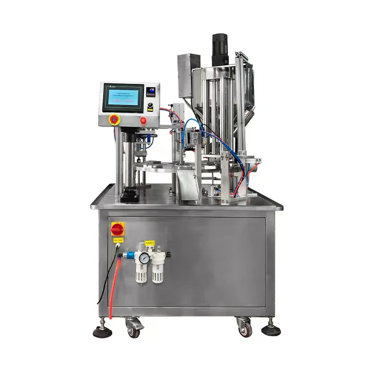 High quality speed 1000-1200 spoons per hour coffee liquid cup honey spoon filling and sealing machine